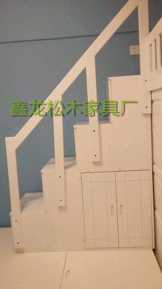 Лестница 跃层楼梯踏步柜衣柜楼梯大型实木楼梯定做室内楼梯阁楼上楼梯订做