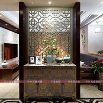 Abstract Minimalist Density Board Hollowed-out Wood Sculpture Flower Board Flower Lattice Partition Xuanguan Screen Background Wall Suspended Ceiling Through Flower Board