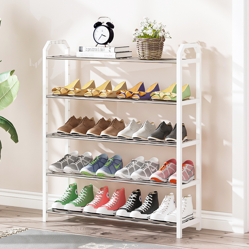 Simple shoe rack Subway Home Economy Type of small doorway container Multilayer Dust-Proof Shoes Cabinet Dorm Room Look Good