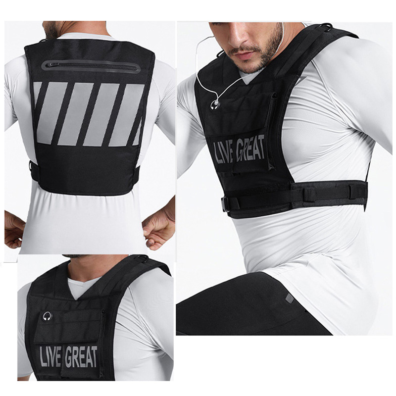 Men's Equipment Vest Sport New Outdoor Tactical Vest Fitness Running Top Muscle Men's Cycling Cam Shoulder Bag