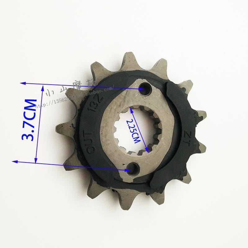 Quảng Đông Daye Shengshi Ghost ZT250-S xe máy bánh xích nhỏ bánh xích xích bánh xe bánh răng 	nhông sên dĩa xe máy tốt nhất	
