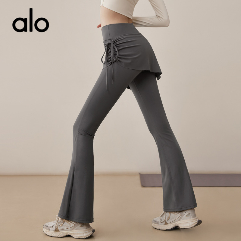 Aio Yoga Pants for Women, Faux Two-Piece Skirt Pants, High-Waisted, Butt-Lifting, Tight-Fitting, Anti-Exposure Flared Pants, Pilates, Sports, Fitness Aio Yoga Pants for Women, Faux Two-Piece Skirt Pants, High-Waisted, Butt-Lifting, Tight-Fitting, Anti-Exposure Flared Pants, Pilates, Sports, Fitness