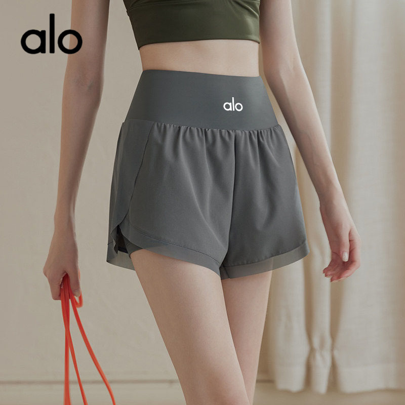 Aio Loose Quick-Drying Sports Shorts for Women with Anti-Exposure Lining, Running Training Fitness Pants, High-Waisted Yoga Pants for Summer Aio Loose Quick-Drying Sports Shorts for Women with Anti-Exposure Lining, Running Training Fitness Pants, High-Waisted Yoga Pants for Summer