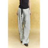 Murmurmi 24SS Designer Brand Brand Silk Halo Fabrics - это плавные брюки в прямом эфире