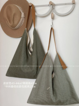 YOYO NEEDLEWORK|Handmade|Olive Green Stripe Series