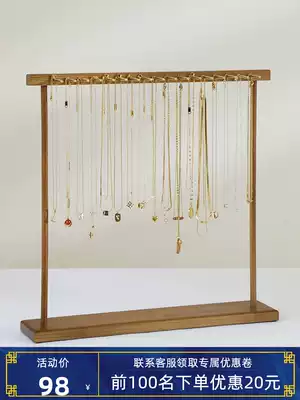 Jewelry display rack jewelry hanging necklace small ornaments earrings display rack jewelry display props storage