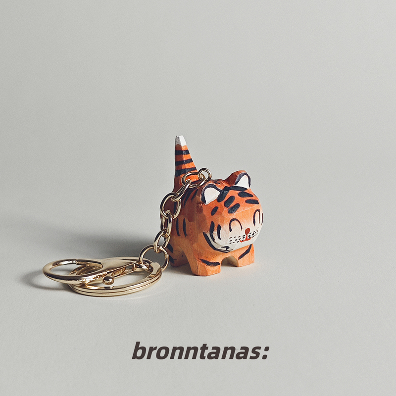 Little Tiger Keychain 2026 New Zodiac Peace Amulet Cute Amulet Men's Pendant Birthday Gift