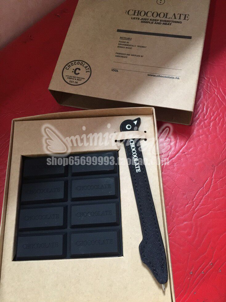 m i Hong Kong stock chocolate post-it note paper exchange gift