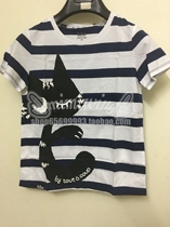  Special offer Hong Kong tout a coup 17 spring and summer womens cat striped T-shirt 0903