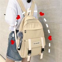 2021 New ins style schoolbag female Korean version of high school junior high school students backpack Mori Department ancient feeling backpack tide