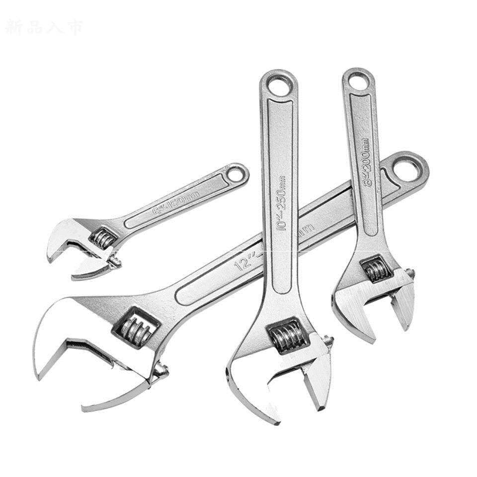 Adjustable wrench tool open wrench car repair tool wrench tool set live board tool 6 inch 12 inch