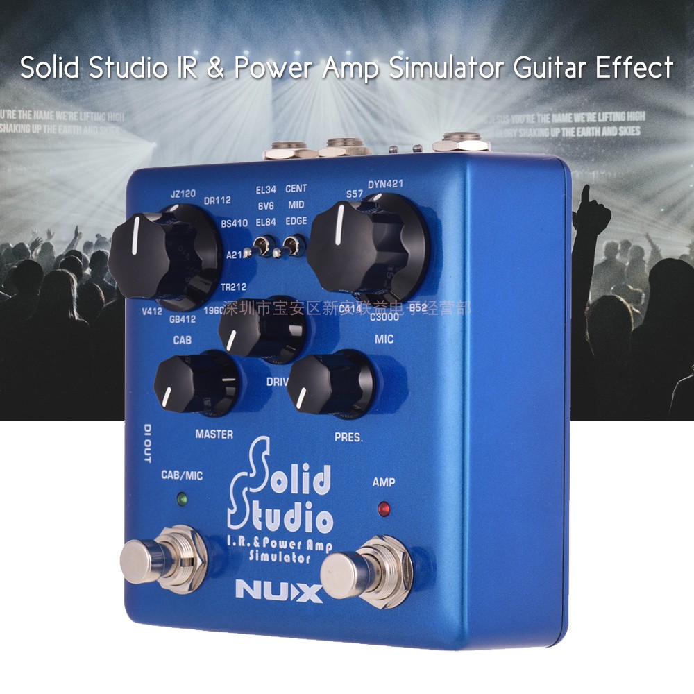 NUX Solid Studio Back-stage Analog Effectors NSS-5 Eight Boxes Microphone 3 Electronic Tube-Taobao