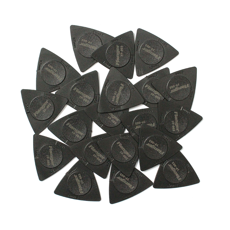 Folk electric guitar triangular frosted non-slip paddle three thickness 0 5mm 0 75mm 1 0mm PICK