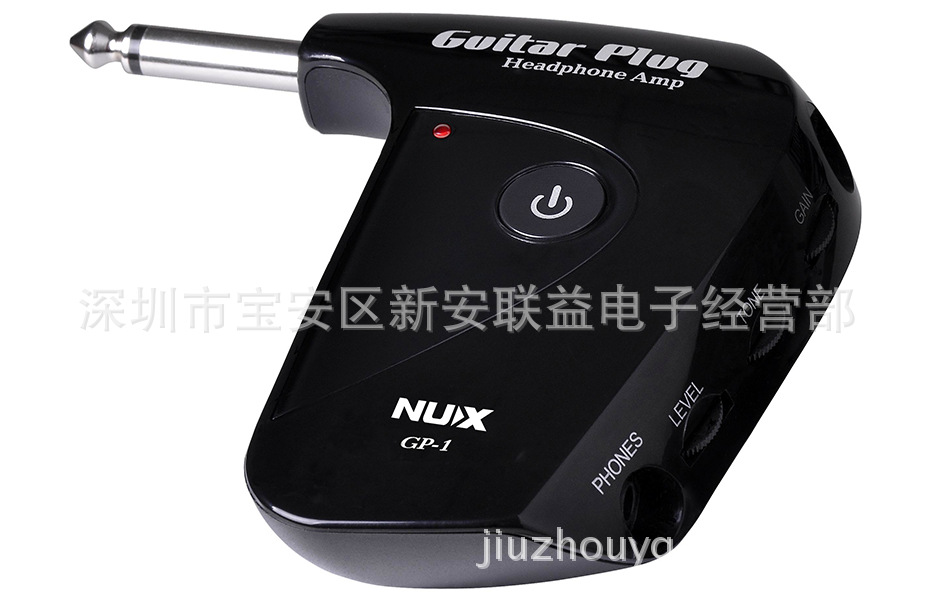 Nux GP-1 guitar plug-in headphone amplifier built-in classic British distortion effect free 1 4mm dial