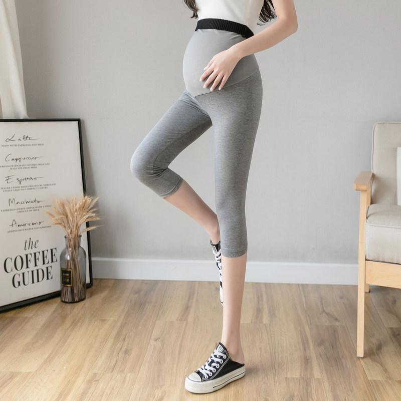 Pregnant women's pants in summer wear 2021 new Korean edition menu slim sports outdoor casual pants straight pants spring