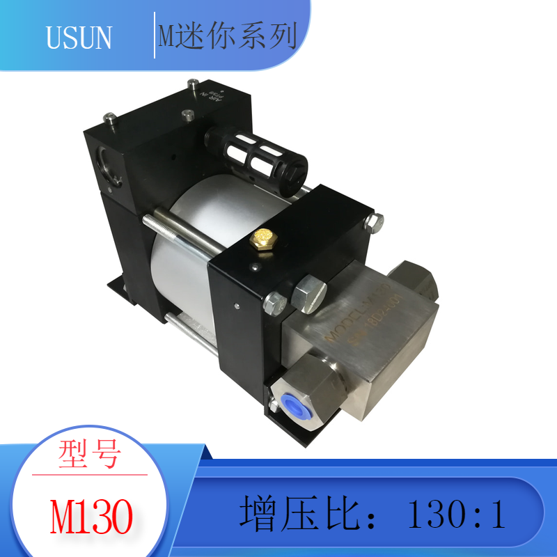 Maximum 100MPA130 times mini gas-liquid booster pump high pressure pneumatic hydraulic test pump air drive water test pump
