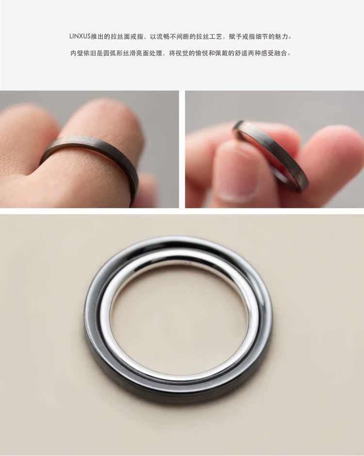Bague mixte LINXUS en Argenterie - Ref 3086611 Image 18