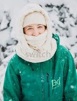 (Siweichi switch) 22 seasons Burton Lynx Hood helmet outside face protection cap skiing