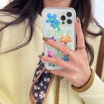 Small fresh jelly flower to apply iphone13 12 11promaxXS Max8plus mobile phone shell full package