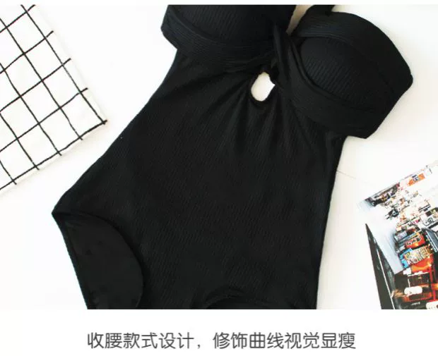 Áo tắm nữ nóng bỏng che bụng là mỏng bảo thủ áo gió Hàn Quốc áo tắm thép gợi cảm chăm sóc áo tắm tam giác Xiêm - Bộ đồ bơi One Piece
