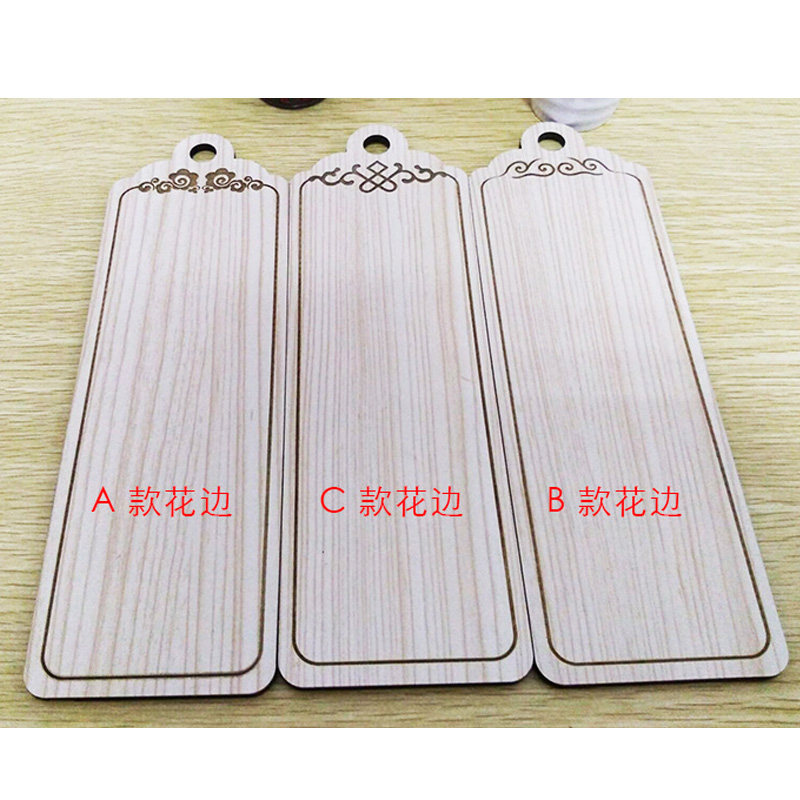 Custom custom wooden dish card Engraving wooden card tag tag listing Custom blank wooden card Homemade handwritten dish card