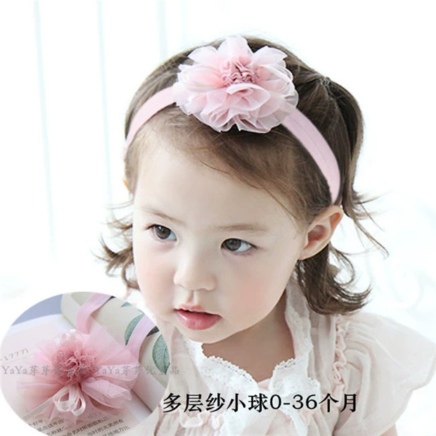 Băng đô trẻ em sơ sinh nữ đội đầu Hàn Quốc trang sức trăm ngày 0-3-6-12 tháng 1-3 tuổi băng đô trẻ em - Vòng đeo tay Clasp