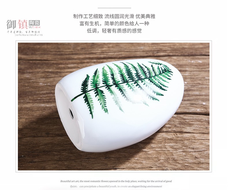 I and contracted household soft adornment of pottery and porcelain vases, plant flowers, place of the sitting room of Chinese style TV wine accessories