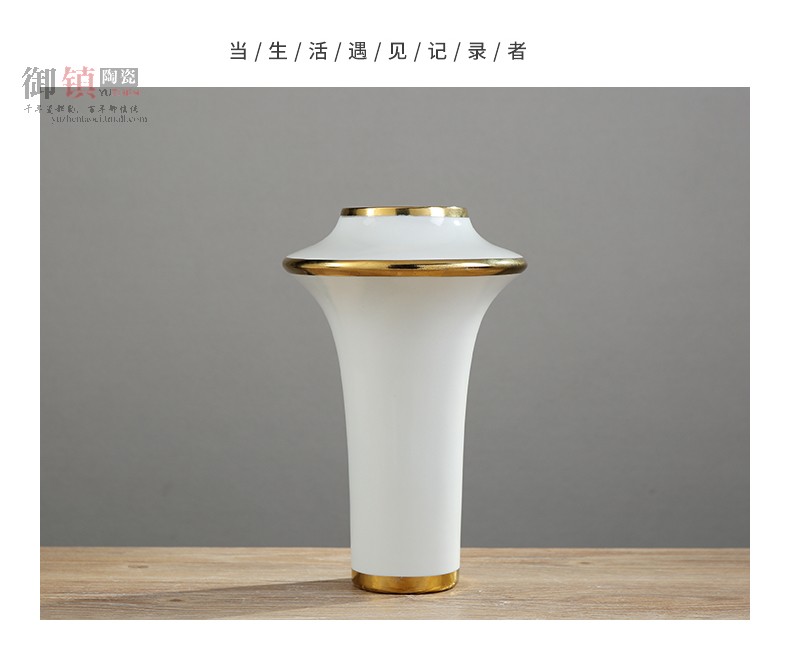 Northern wind ceramic key-2 luxury light wine excessive flower arranging device TV ark is the sitting room porch soft adornment art household act the role ofing is tasted