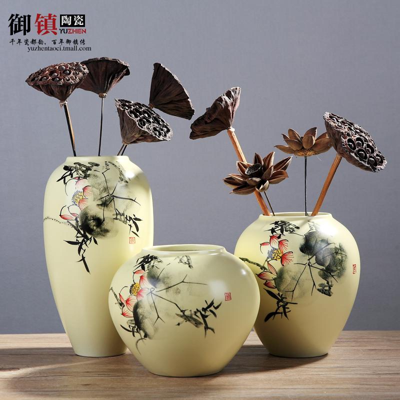 Jingdezhen Chinese I and fashionable household act the role ofing is tasted furnishing articles creative arts hand - made ceramics vase sitting room decoration