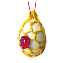 Rice fruit environmental protection pure hand-woven Dragon Boat Festival large goose egg set Chicken and duck egg net egg bag Egg pocket