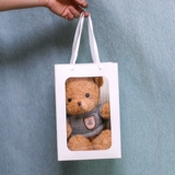 Маленькая тряпичная кукла, плюшевая детская игрушка, подарочная коробка, с медвежатами, подарок на день рождения