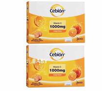 Malaysia Direct Mail CEBION VC1000mg VC Effervescence 1000mg 4 bottles * 10 sheet boxes * 2 boxes