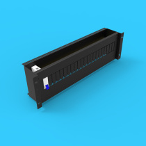 3U cabinet distribution box simple cabinet special strong electric box power box row head Cabinet C45 rail type electric box
