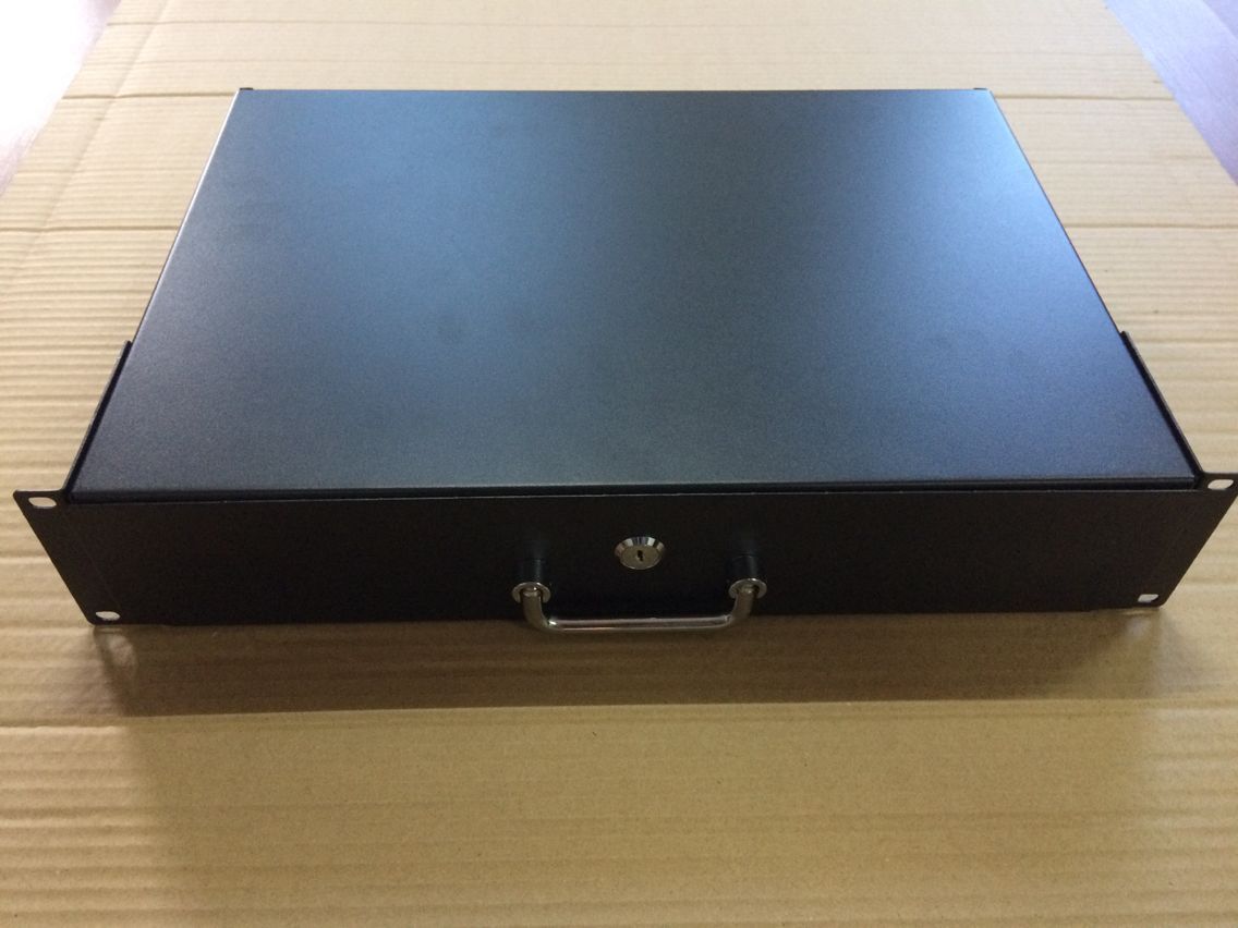 2U Drawer Avionics Box Host Shell Accessories Sound Box Rail Drawer Cabinet Drawer Host Shell Drawer