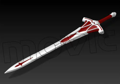 Hàng loạt chính hãng MOVIC Fate Apocrypha Modred Clarent Sword model - Capsule Đồ chơi / Búp bê / BJD / Đồ chơi binh sĩ búp bê hàn quốc