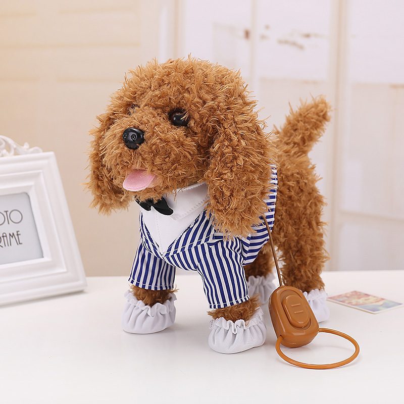 children's toy dog on lead