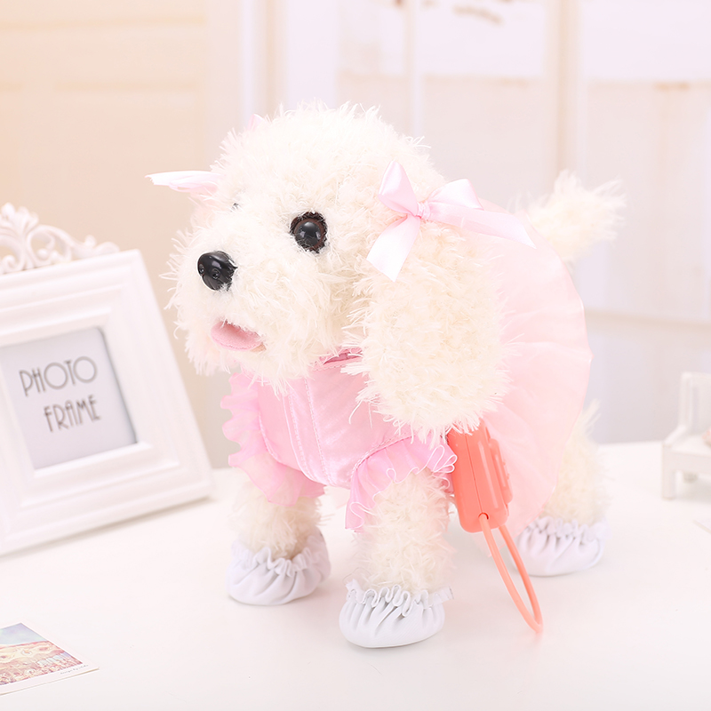 children's toy dog on lead