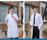 Зимняя химическая униформа врача для школьников, униформа медсестры, длинный рукав, подходит для студента