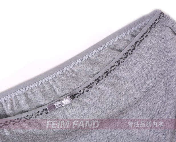 Cotton đồ lót của phụ nữ Cotton không có dấu vết ở giữa eo cao eo lớn Cô gái vải cotton đầu dày hơn phương thức quần lót nữ