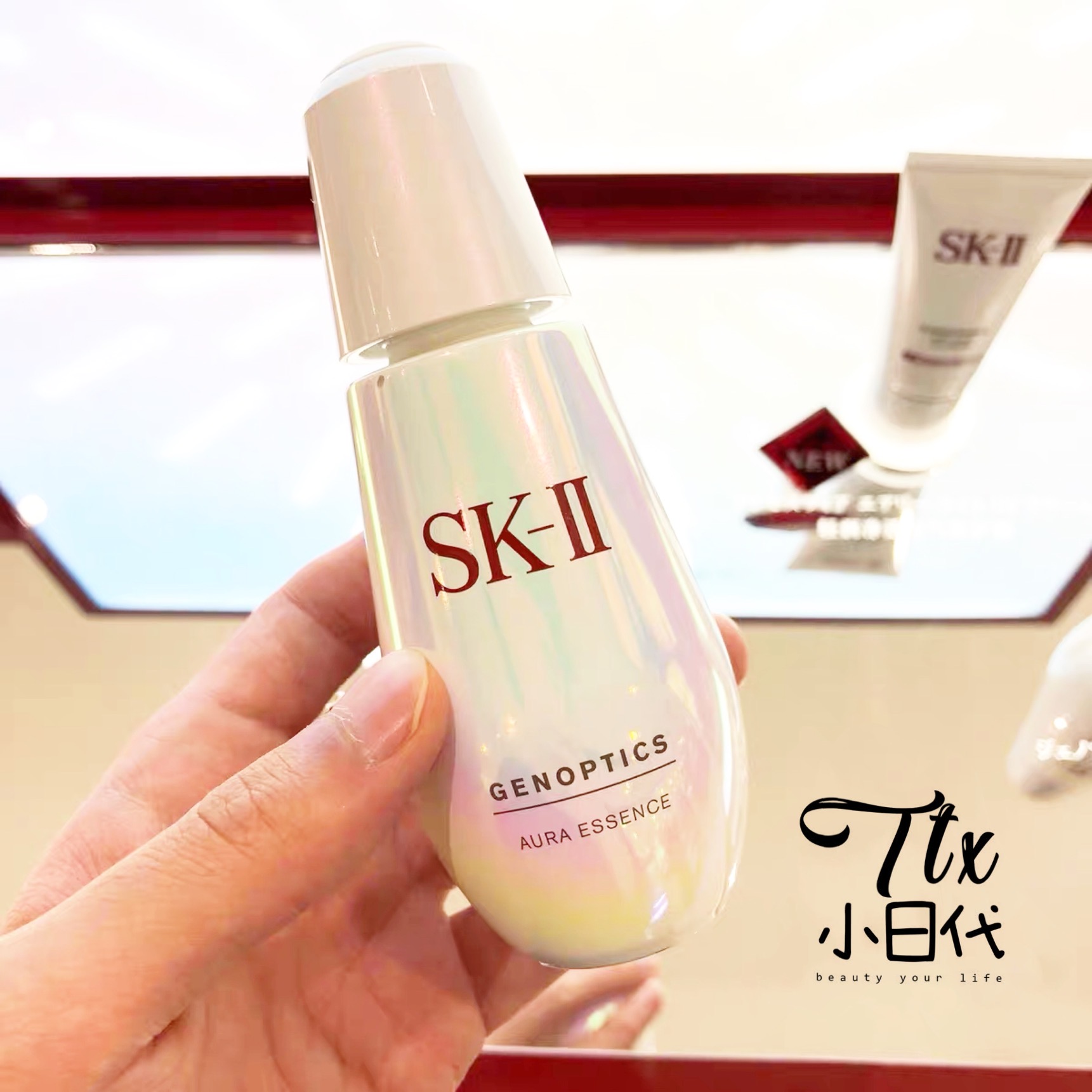Limited special price ~ Spot SK-II SK2 muscle with light implication ring to drill white essence dew small bulb 50ml