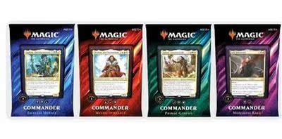 (Open Card cards) Magic Fengyun 2019 Commander Commander C19 English version a set of 4