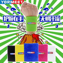 YORMEET badminton Wrist Sports Basketball Badminton sweat-Sweating sweatcare Single only fit
