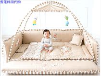 Korea direct delivery aeijoa Korean childrens cotton bed crawling mat Game mat fence all-in-one