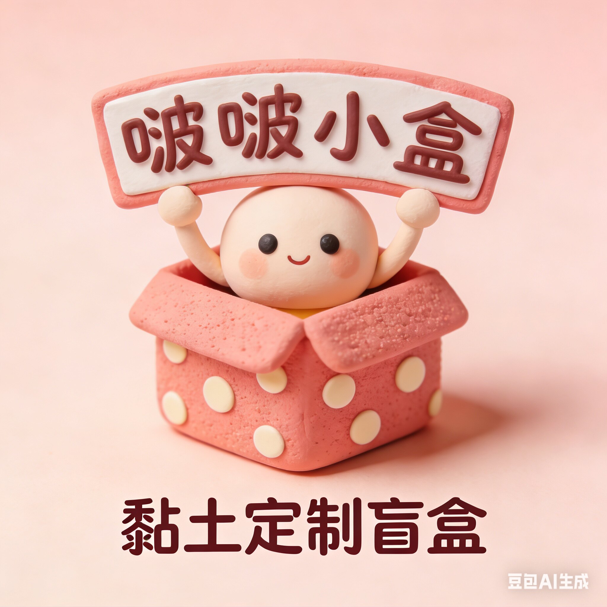 啵啵小盒造物的LOGO