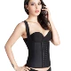 Ozimm mới ba lớp corset vest nữ bó sát sát eo hỗ trợ corset đai ngực cơ thể cơ bụng với dây đeo vai - Corset
