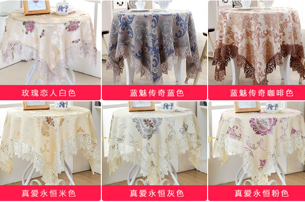 Tùy chỉnh lớn khăn trải bàn tròn vải châu Âu tròn vuông hình chữ nhật vải bàn nhà ăn bàn vải cà phê vải bàn khăn bàn tròn