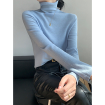 Pumen XUS soft soft glutinous ~ pure wool high neck base shirt Women in autumn and winter long sleeve tight top Joker