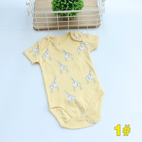 Детское летнее хлопковое боди, 0-2 лет