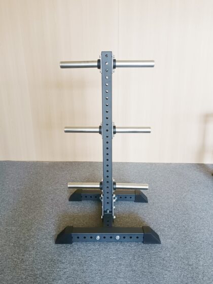Mobile Barbell Plate Rack, Wall-Mounted Plate Rack (for Storing 45cm Full Rubber Plates, Competition Plates), Barbell Plate Cart