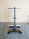 Mobile Barbell Plate Rack, Wall-Mounted Plate Rack (for Storing 45cm Full Rubber Plates, Competition Plates), Barbell Plate Cart
